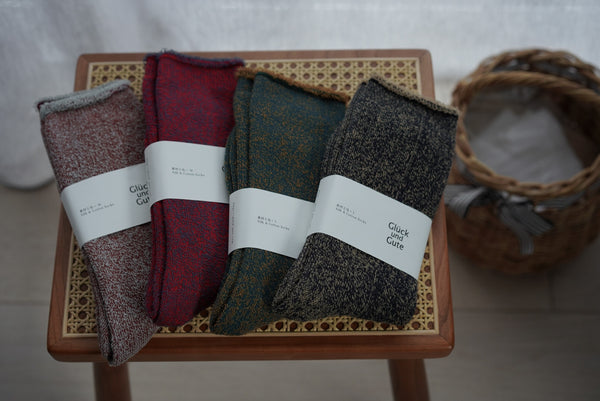 Glück und Gute - Mixed thread silk & cotton socks