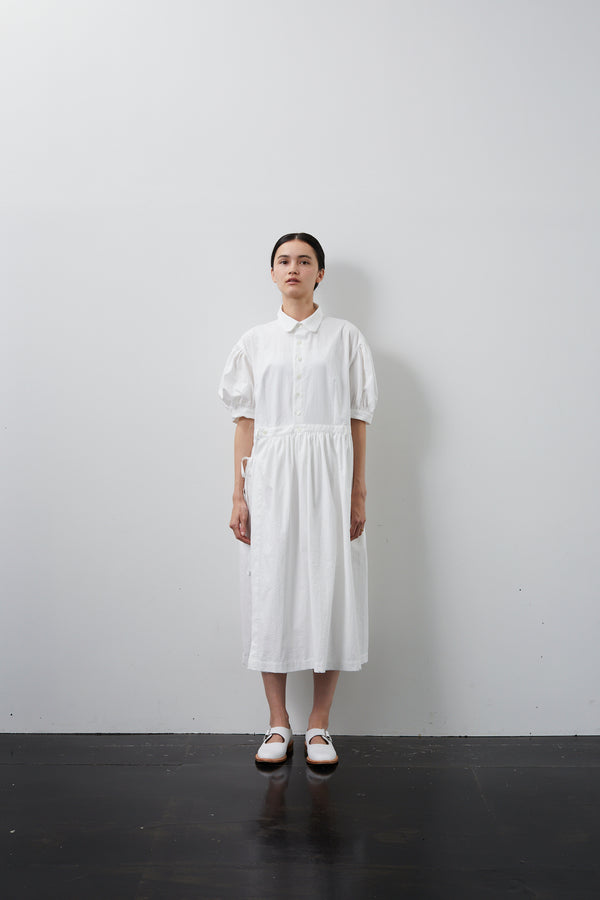 the last flower of the afternoon - Gathered Shirt Dress