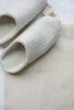Hemskor - Wool felted slippers Natural White (RESTOCKED)