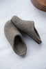 Hemskor - Wool felted slippers Mocha Beige (LAST ONE)