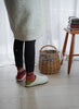 Hemskor - Wool felted slippers Natural White (RESTOCKED)