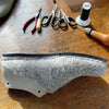 Hemskor - Wool felted slippers (loafers style) Grey (LAST ONE)