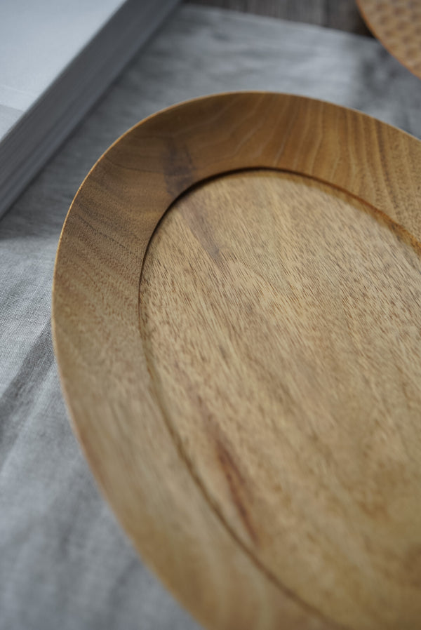 Kazunori Koutsuka - Japanese Walnut Oval Tray (LAST ONE)