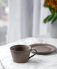 Motoharu Ozawa - Bronze Soup Mug & Saucer