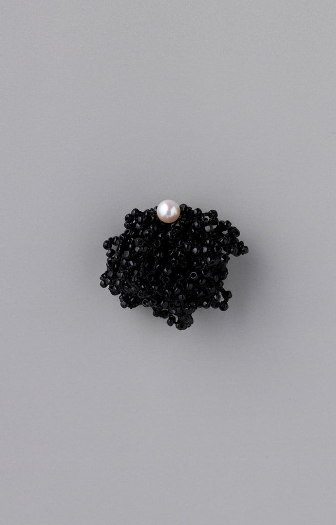 FUA Accessory - Hajimari-no-Toki Pierced Earring Black (LAST ONE)