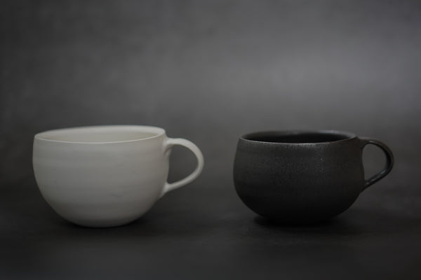 Katsufumi Baba - Matte White Porcelain Soup Mug (LAST ONE)