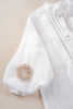 the last flower of the afternoon - Aizen Balloon Sleeve Blouse